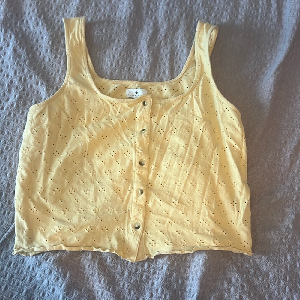 True craft sz M crop top tank top